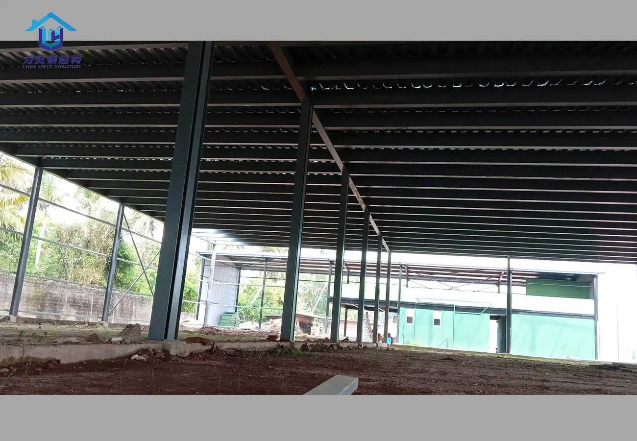 SGS Factory Manufacturer Prefabricated Structure Steel Frame Building for Mezzanine Warehouse Workshop Shed