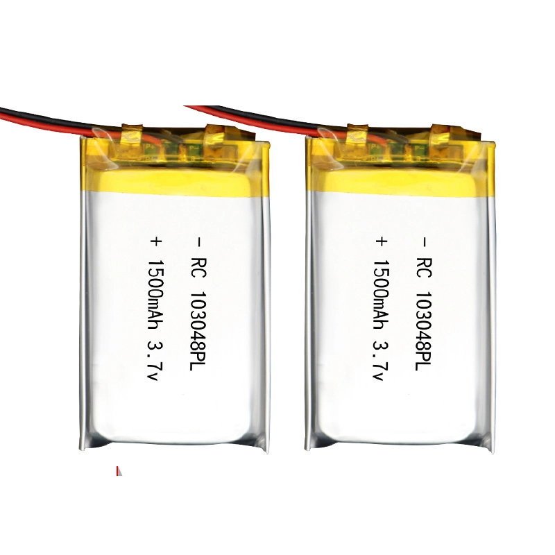 OEM Rechargeable Lipo 3.7V 1500mAh 103048 Lithium Battery with CB for Bluetooth Remote Control