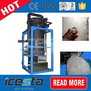 500kg Mini Tube Ice Plant Condenser Photo