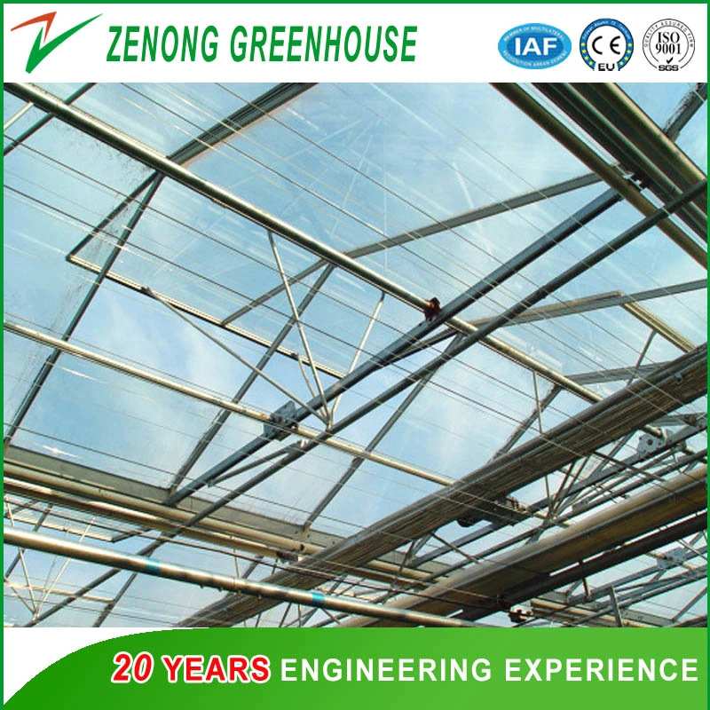 Agriculture Smart Glass Greenhouse with Shading/Cooling/Ventilation/Irrigation System