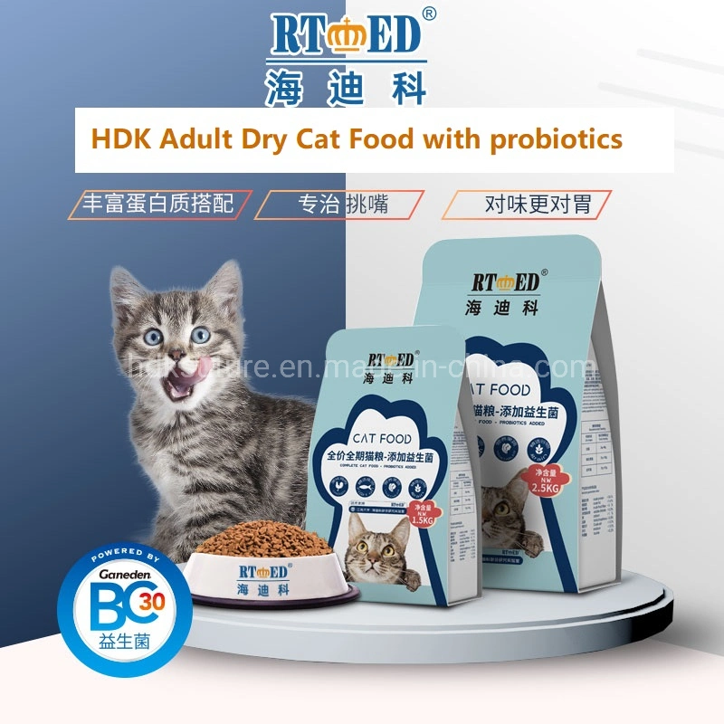 Easy Feeding Fresh Healthy Dry Pet Food Dog Food Cat Food with Pet Packed Bag