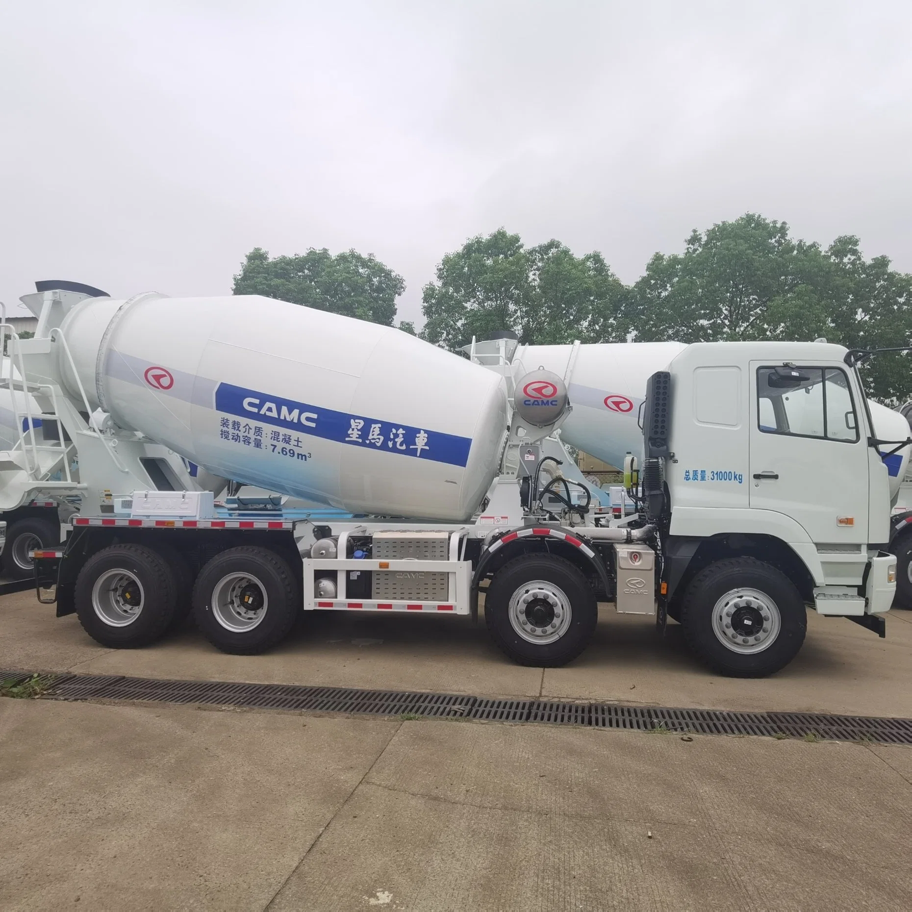 CAMC 8X4 Classic Concrete Mixer Transportation Trucks