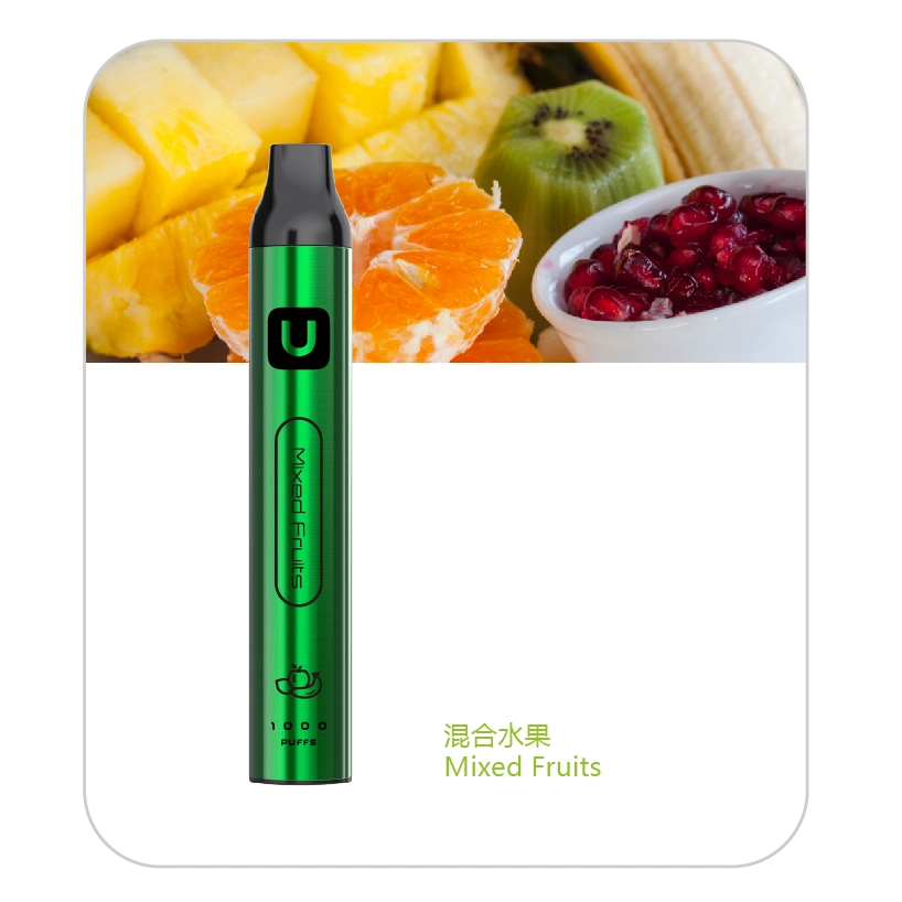 2021 Trending Flash LED Light Disposable/Chargeable Vape Pen 1000 Puffs XXL E Cigarette Bar