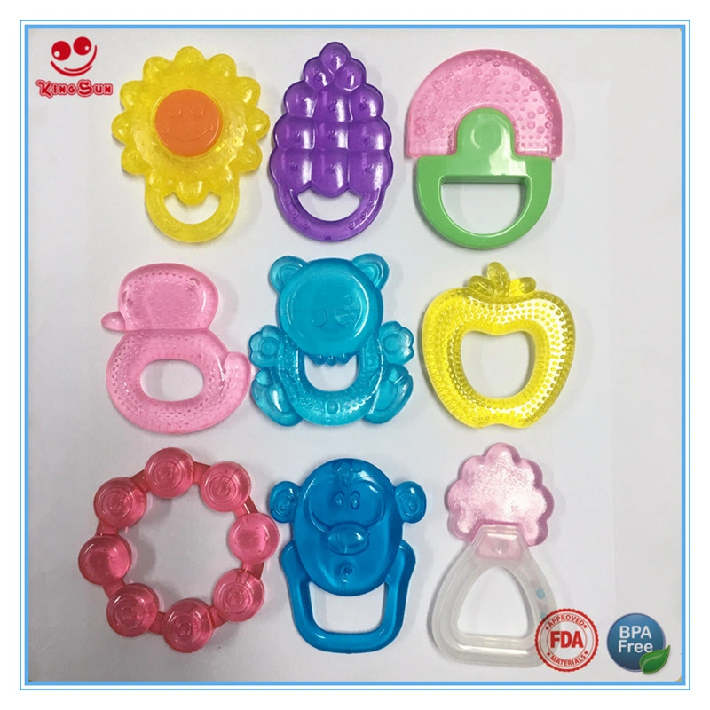 FDA Approved Safe Baby Water Injection Teether with Handle