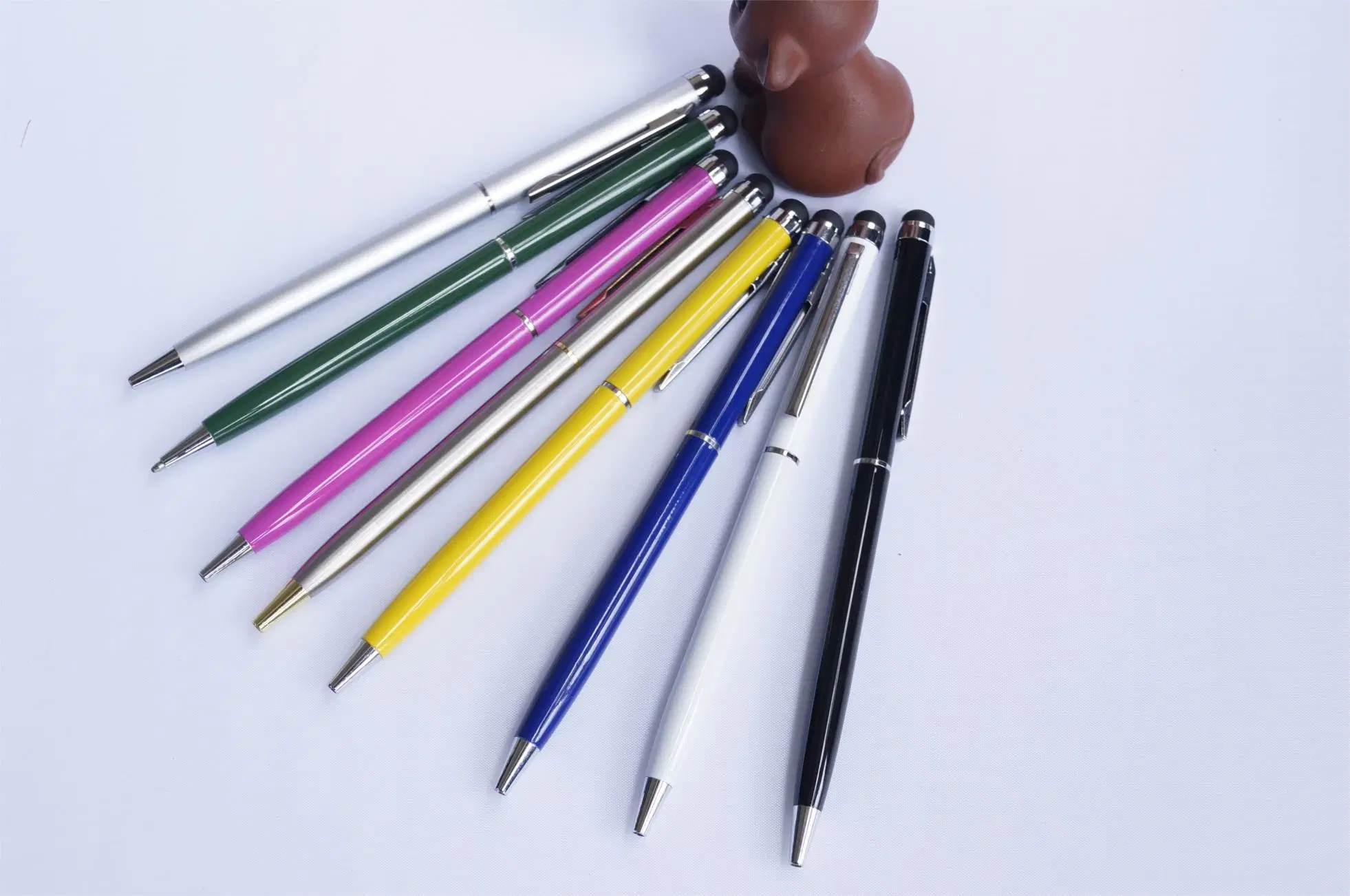 Stylus Pen Customized Logo Stylus Ball Pen Metal Ballpoint Pen for Promotional