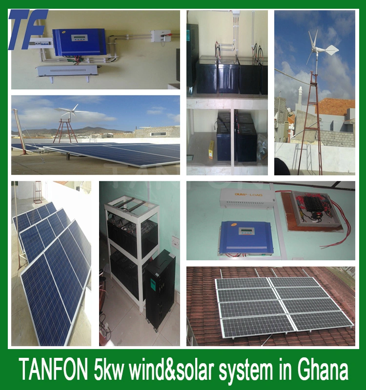 Solar Wind Power Hybrid System 10kw 15kw, off Grid Solar Wind Power System for Home Use or Factory Use, Hybrid Solar Wind Generator