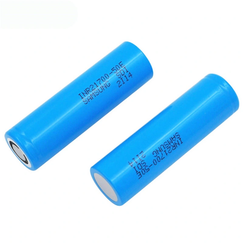 High Capacity Lithium Ion 21700 Battery 3.7 5000mAh 2c 21700 50e