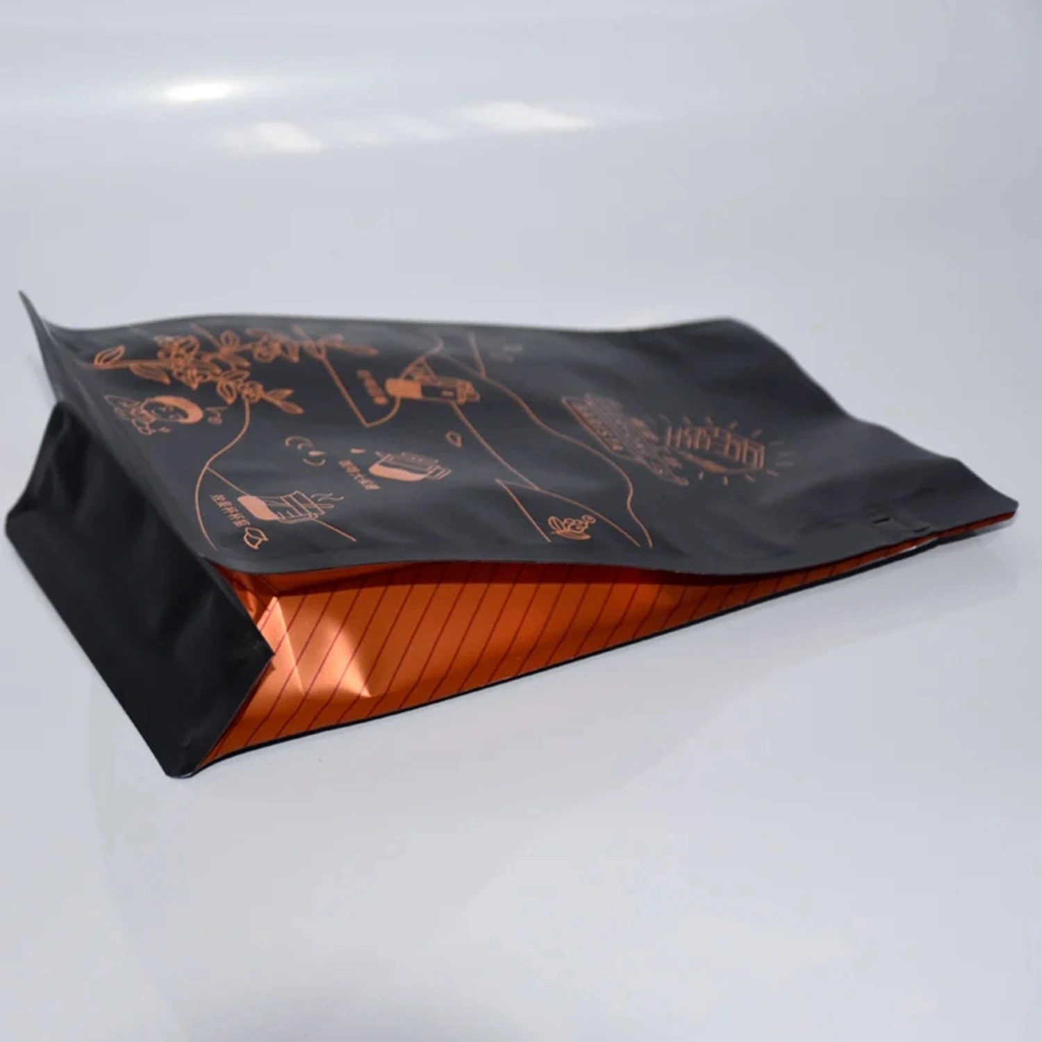 Биоразлагаемые мешки для кофе с индивидуальной печатью Подстенная сумка Kraft Упаковочная бумага