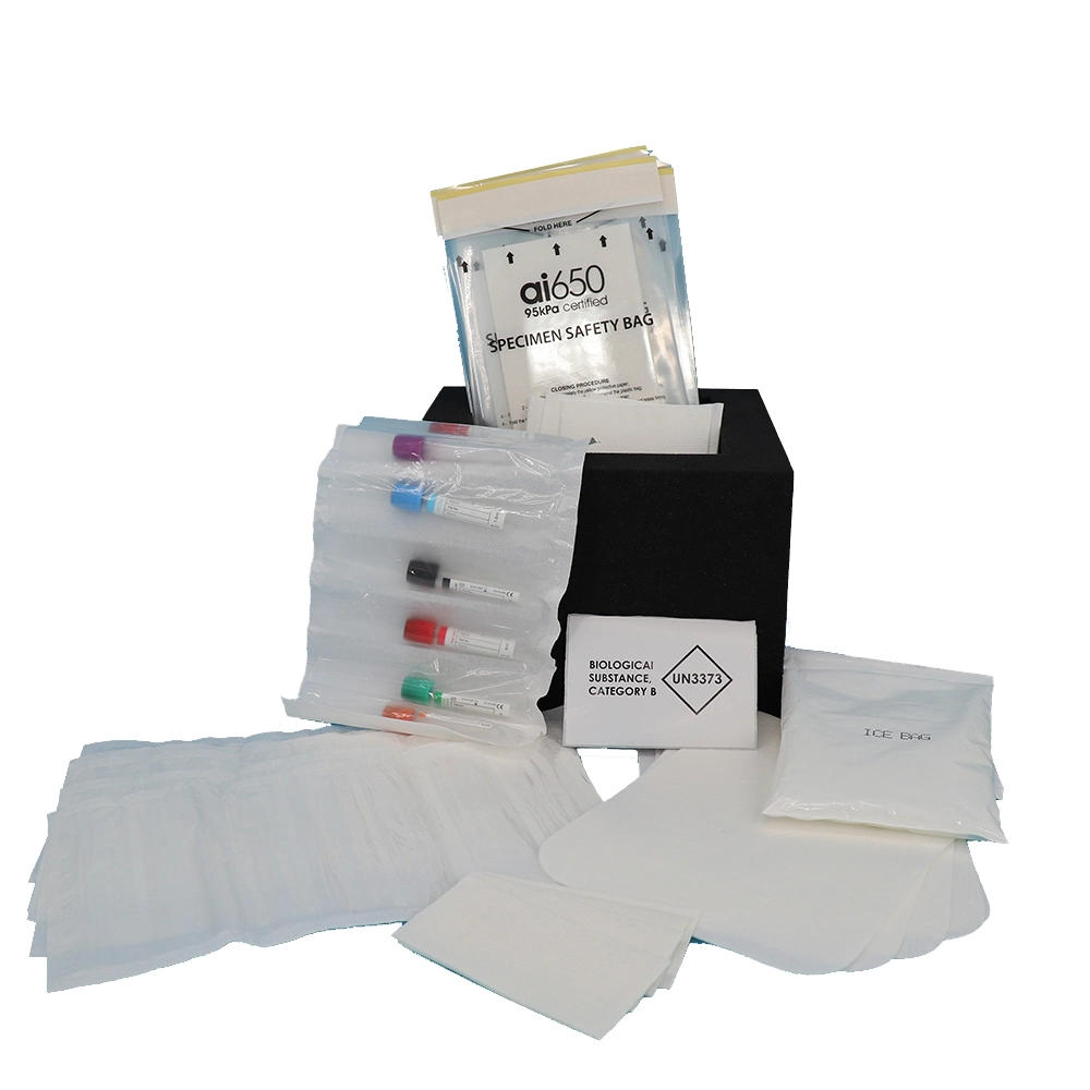 Disposable TPE 95kpa Specimen Transport Bag Use Medical Lab