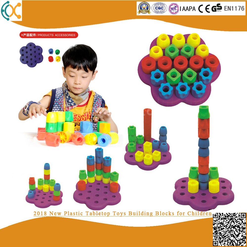 Plastic Tabletop Toy Bricks for Children