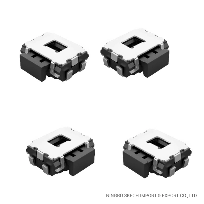 Interruptor horizontal de tacto de presión tipo mini SMD/SMT de montaje en U de 3,5X4,7 mm Tipo Terminal interruptor de botón pulsador para dispositivos digitales