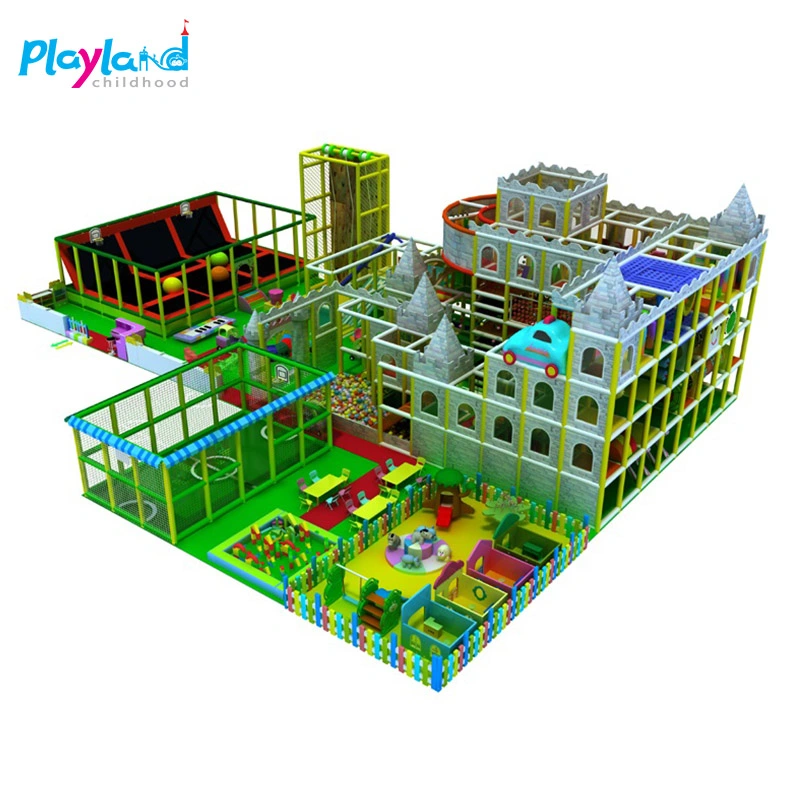 Attractions Proof Equipment Indoor Play Children Indoor Slides Playground Small Plastic Playground