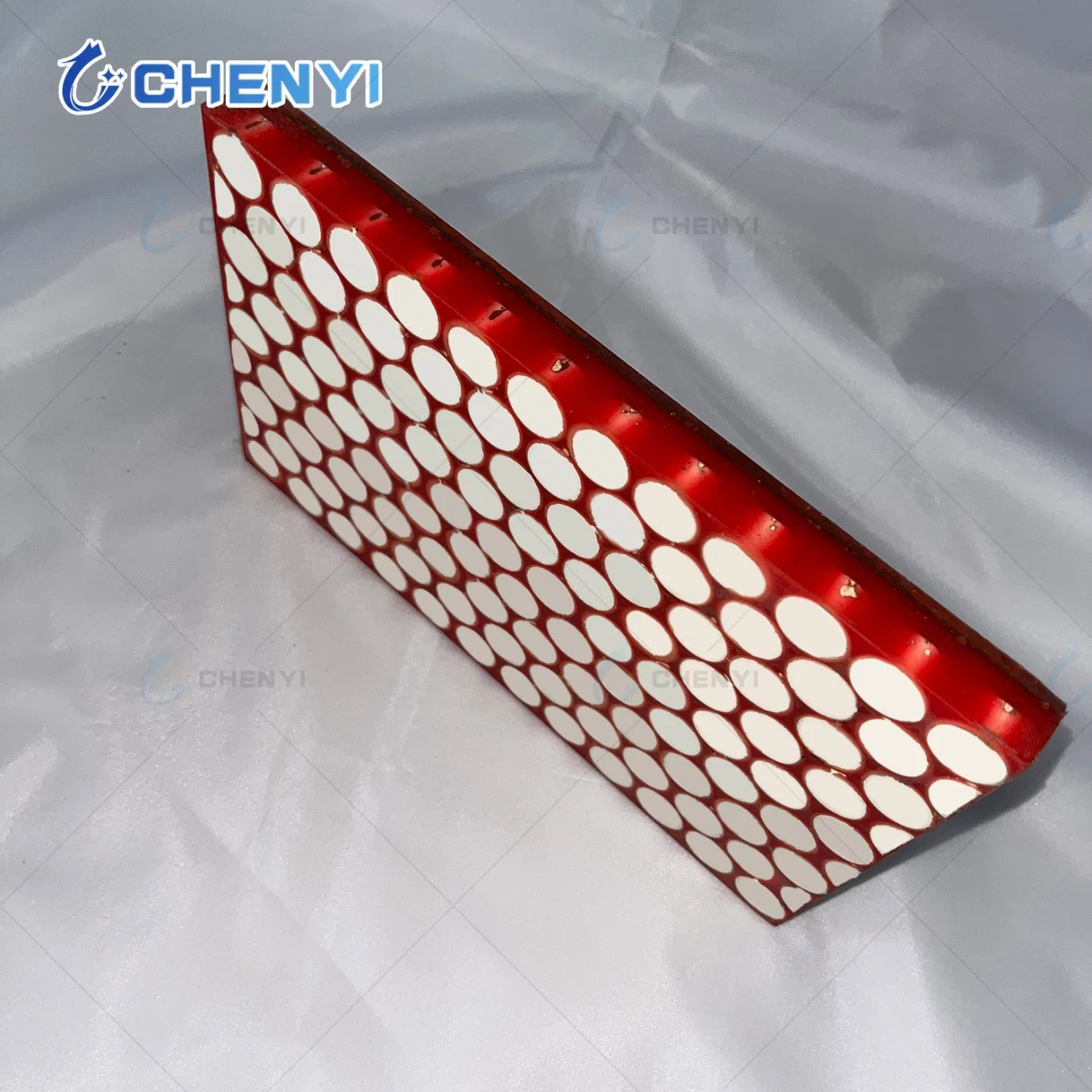 Ceramic Polyurethane Rubber Liner Steel Backed Polyurethane Rubber Panels for Mining Mineral Processing