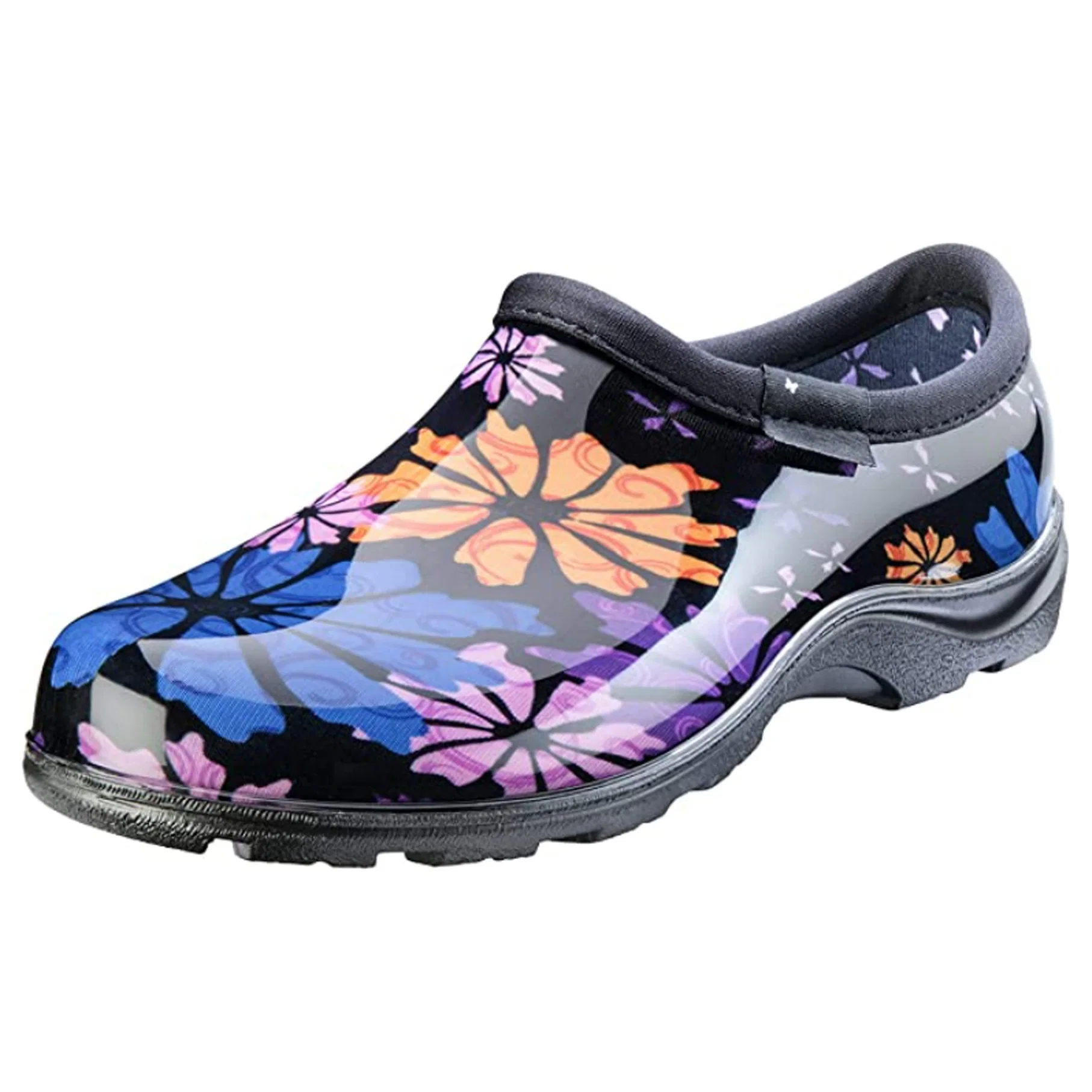 Fashion Plastic Print Rain Shoes Women's Waterproof Short Ankle Boots Ladies Shoes for Four Seasons