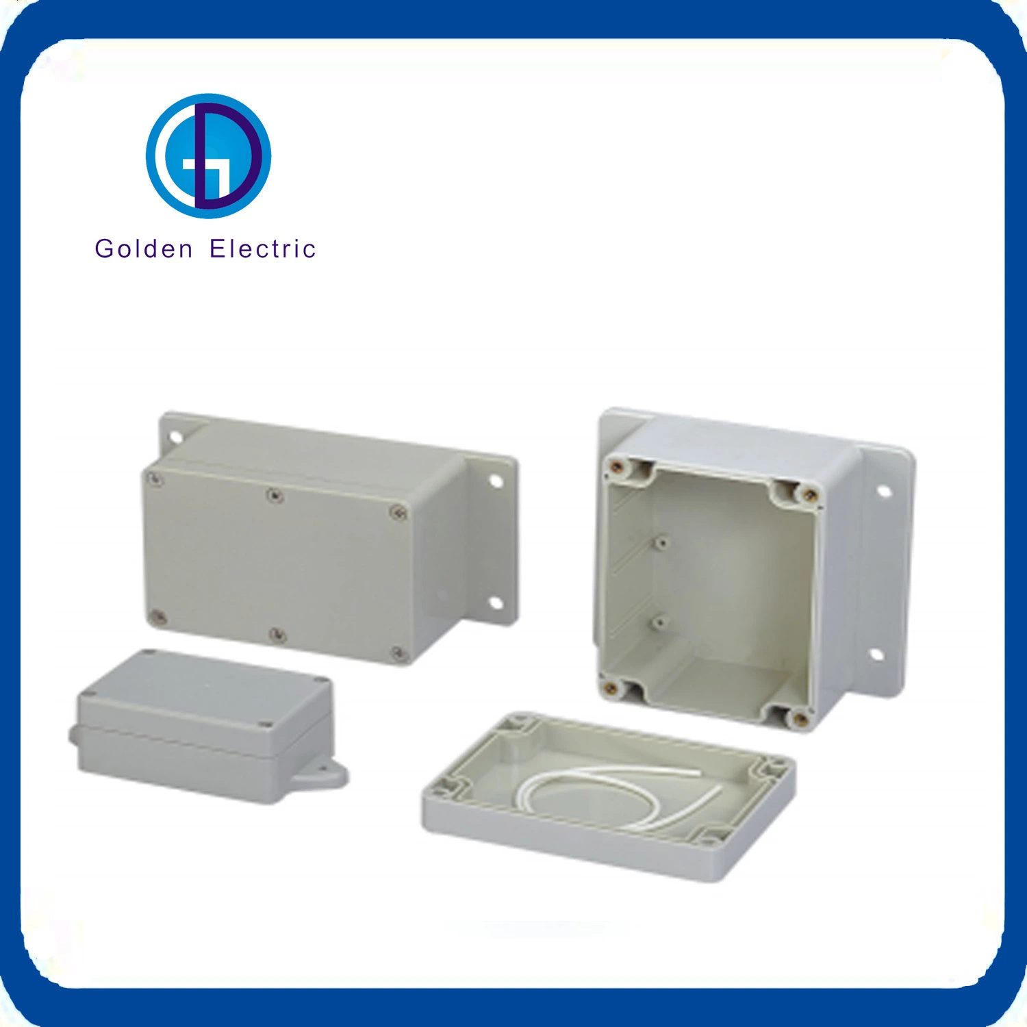 IP65 Jk Series Grey Outdoor Galvanized Electrical Enclosures Junction Boxes