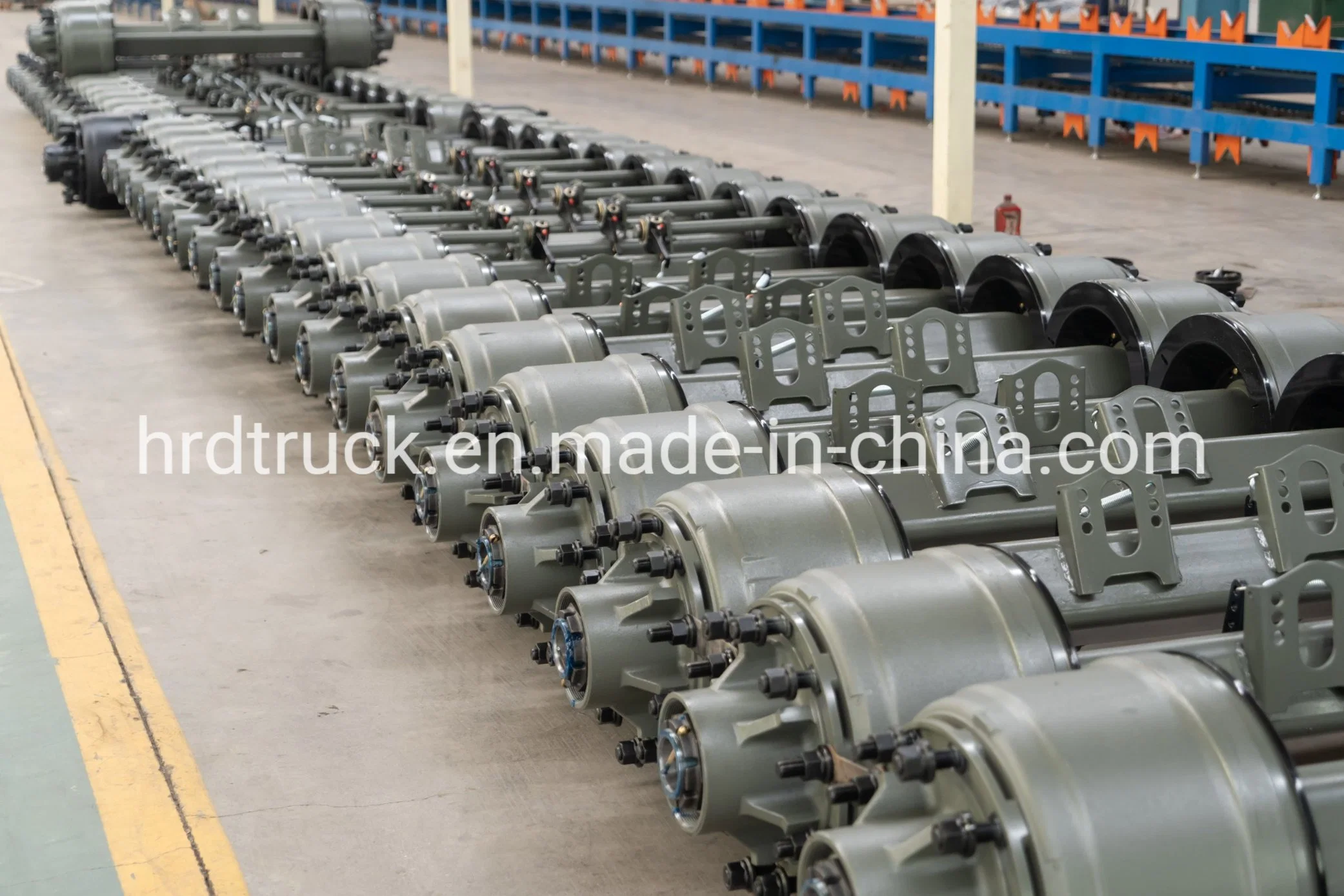 Heavy Duty Trailer Axles 13ton 16ton American Type Axle with Inboard and Outboard