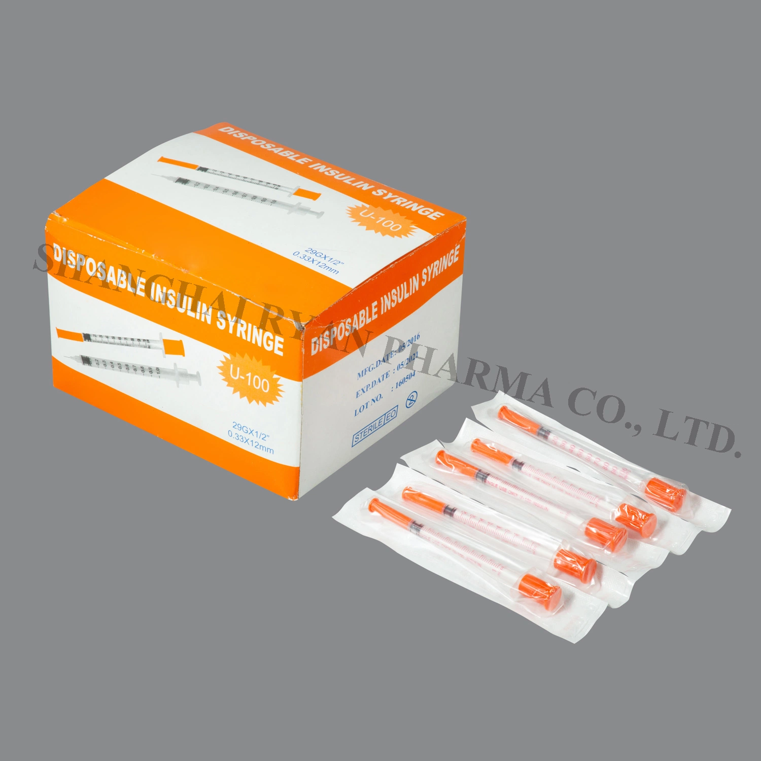 Disposable Plastic Syringe with Needle 3-Part