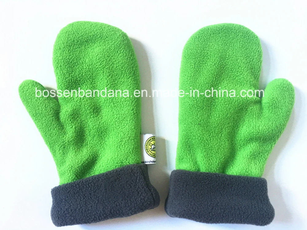 OEM Customized Logo Embroidered Polar Fleece Pair Gloves Lovers Gloves Manufacturer