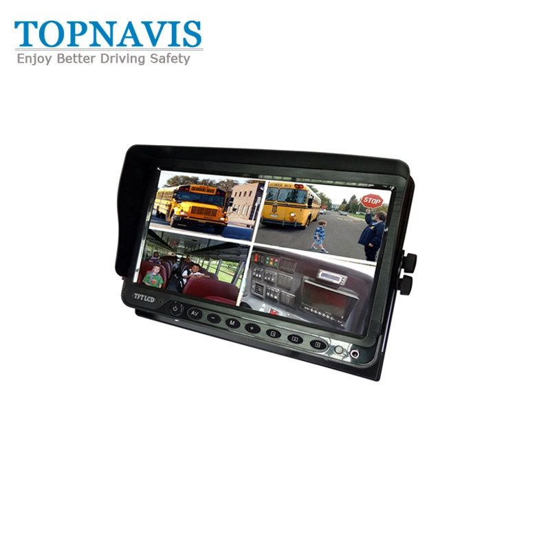 10.1 Inch Backup / Reverse / Quad Monitor for Truck Without DVR