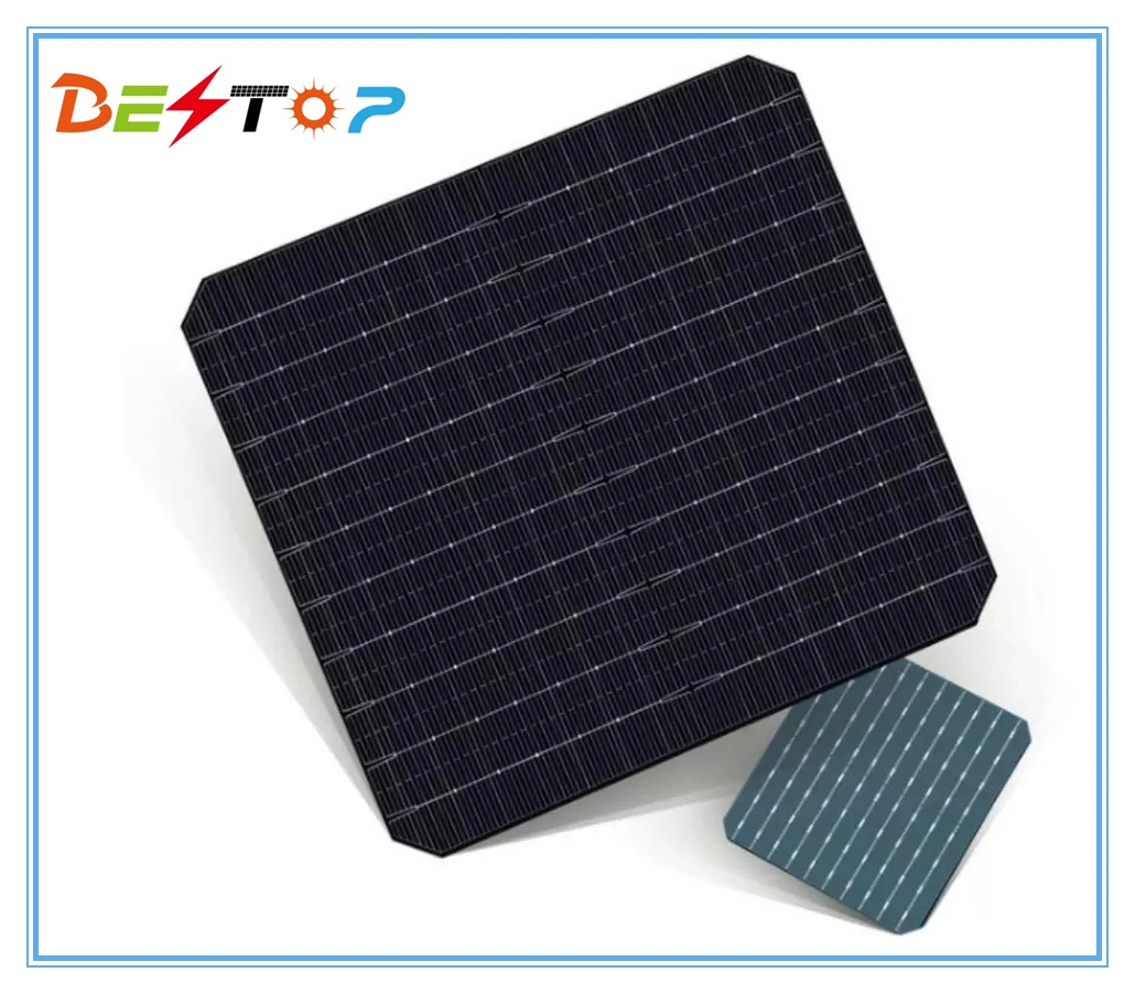 Hot Sale Mono 12V 10bb 9bb 182mm Solar Cell for Solar Panel