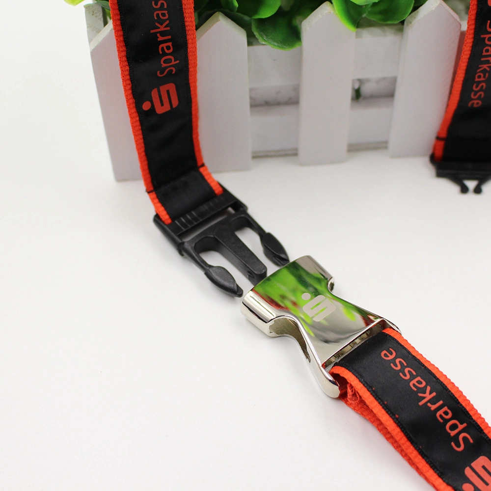 Cheap Customized Polyester Lanyard Strap with Polyester Lanyard Custom