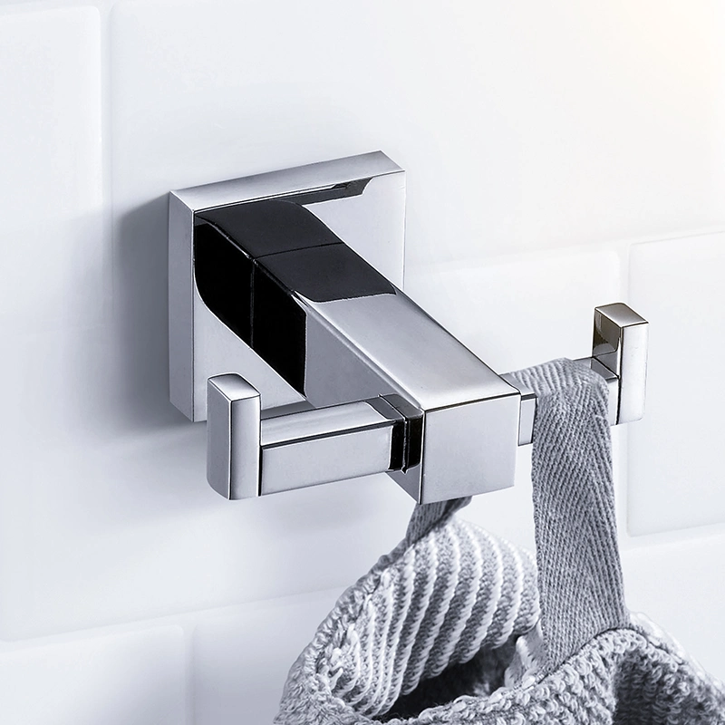 Accesorios de baño de plata satinado de acero inoxidable baño estante toallas Toalleros Bar