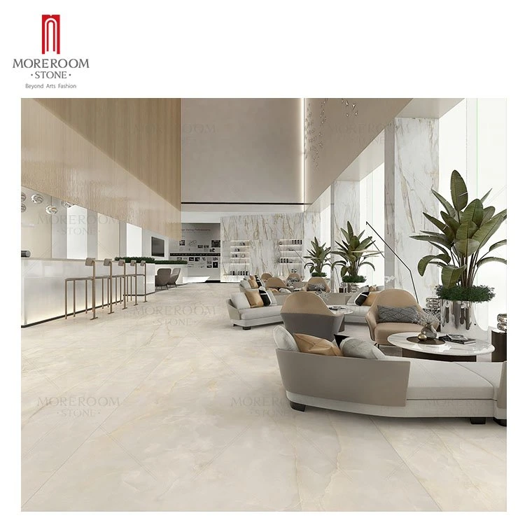 China White Gold Line Texture Marble Stone Sintered Stone Large Format Porcelain Tile/Glazed Tile/Big Size Porcelain Countertop Wall Floor Tile