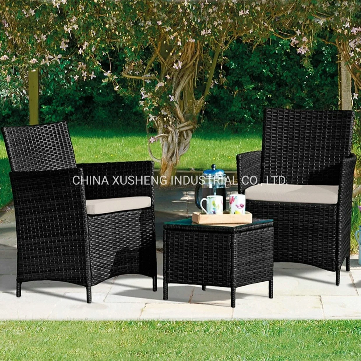 Gartenmöbel Wicker Sofa Set Bar Rattan Sofa Gartenmöbel Sätze