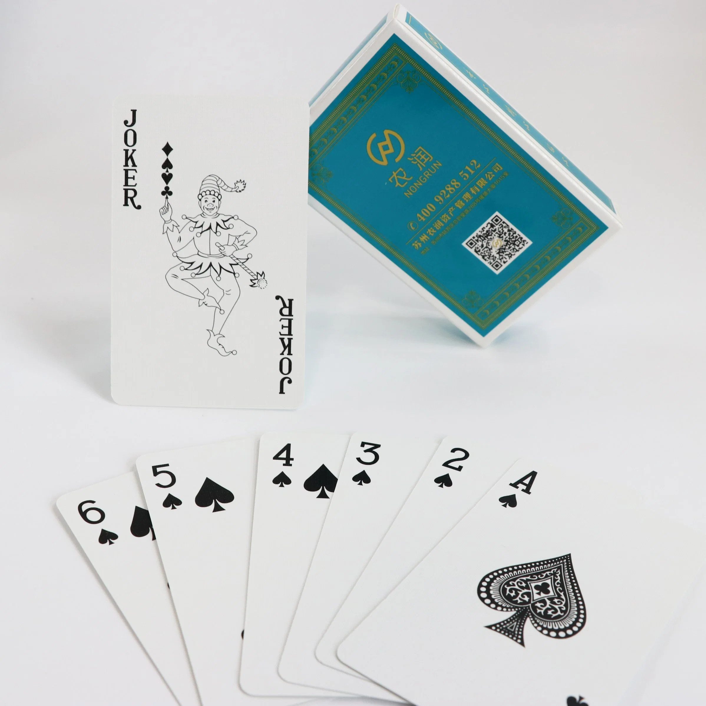 Poker Printing Factory Enterprise Promotion Tarjetas de juego personalizadas