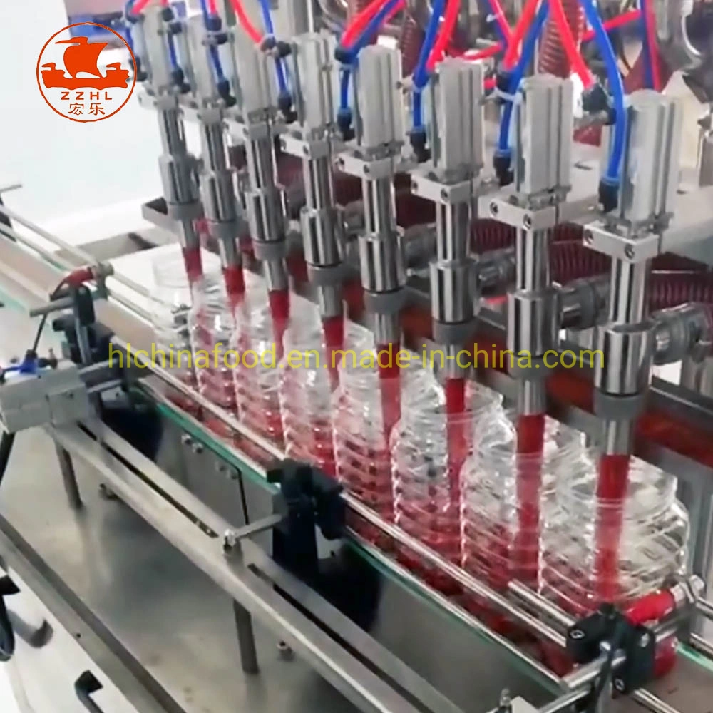 Bottle Oil Jam Lotion Liquid Shampoo Filling Machine with Sealing Packaging Line