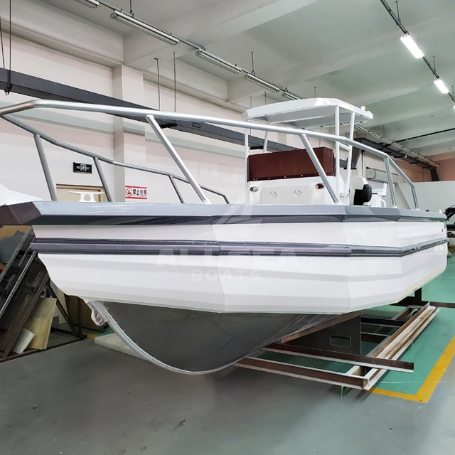 22.5ft 6.85m Sport barco de pesca de aluminio de la velocidad de bote de remos personalizado