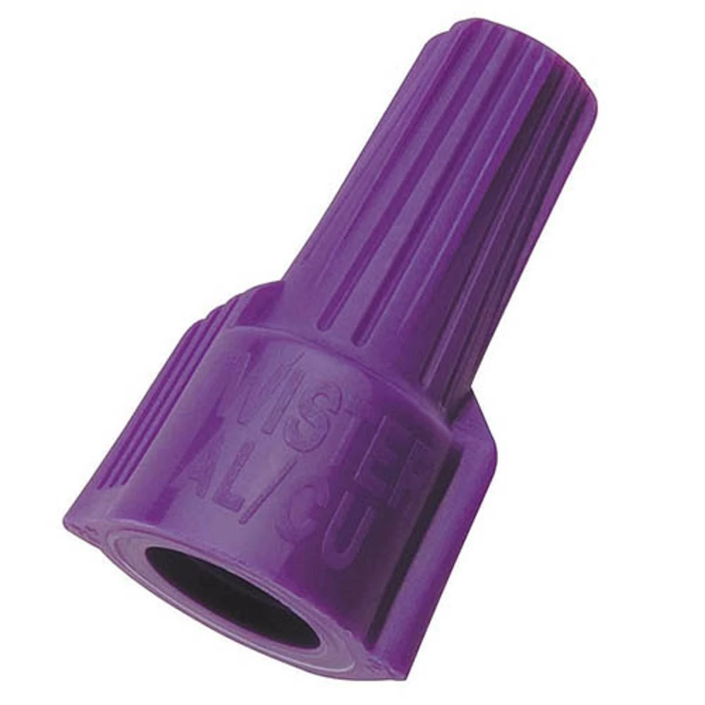 Ideal Al/Cu Twister #65 Purple Wire Connectors Copper to Aluminum Wiring Cap