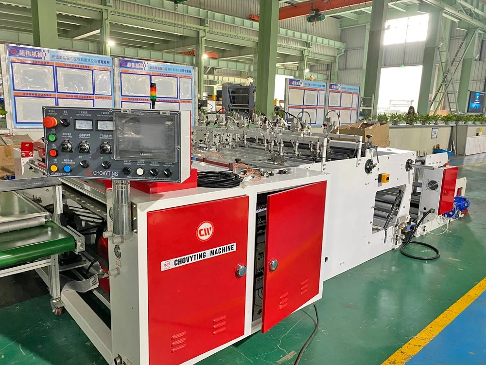 Fully Automatic High Speed Cold Cutting Bag Maker for Making Plastic LDPE Flat Bag