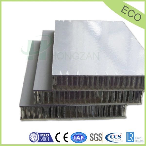 6-30mm Sliver Color Aluminium Honeycomb Panel para cortina Wall