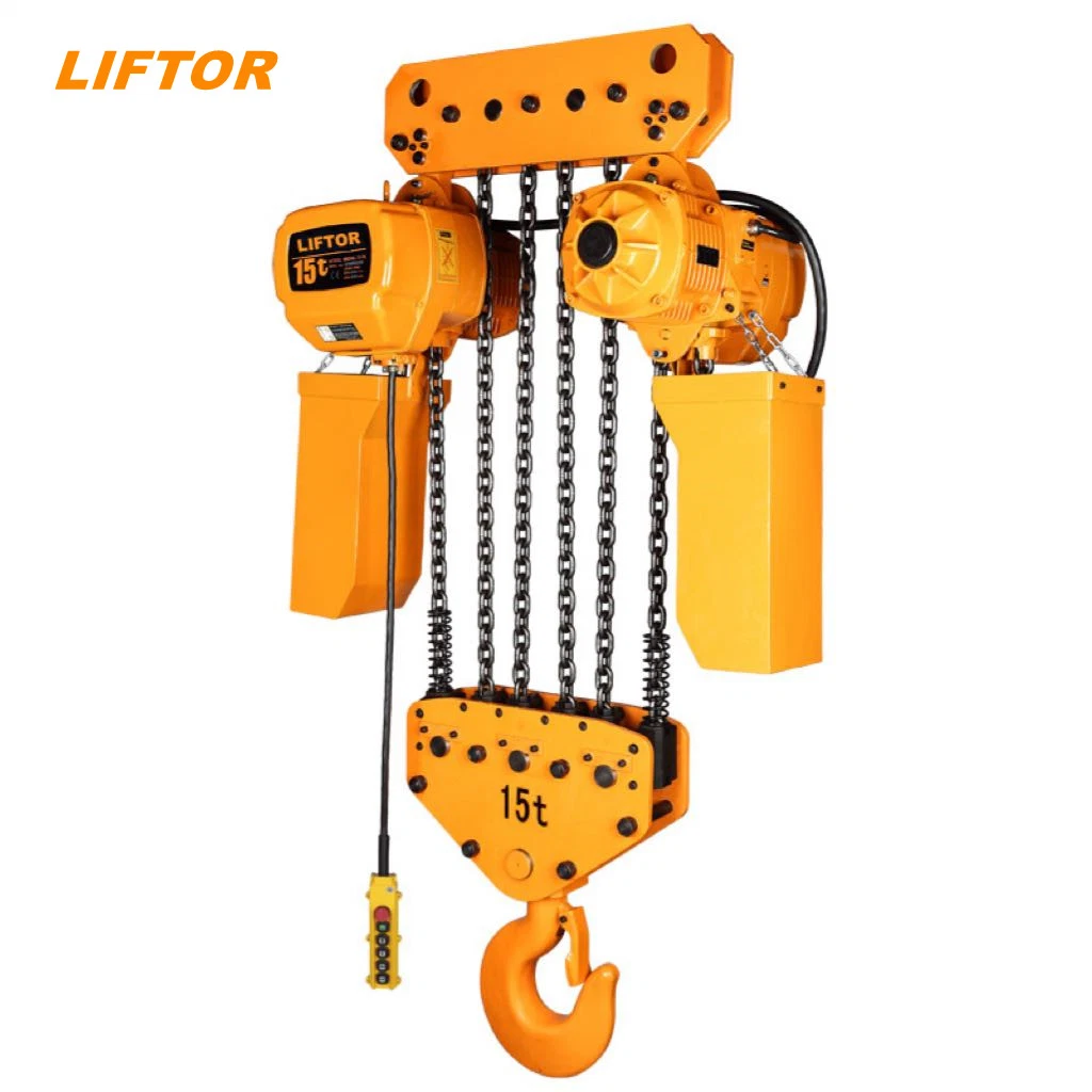 110V Manufacturing Lifting Tool Electric Winch Powered Chain Hoists