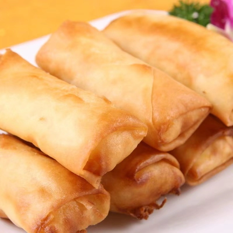 Fried Instant Food Frozen Vegetarian Cooking Crispy Spring Roll 17g with Halal