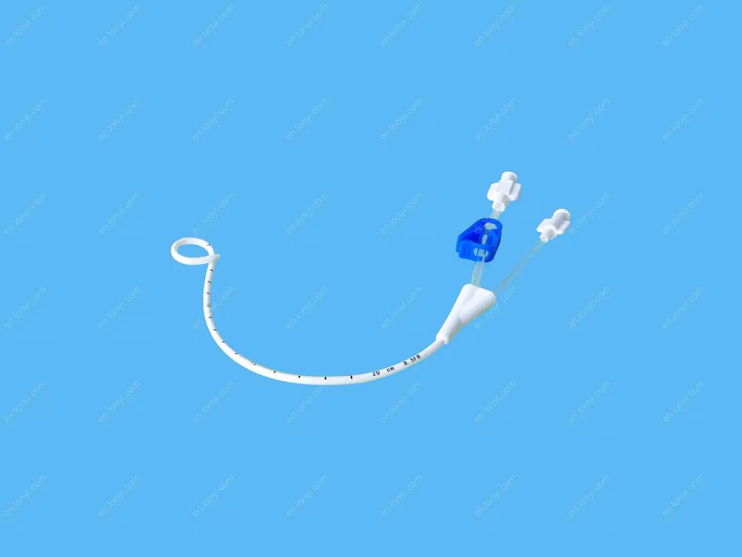 Percutaneous Double Lumen Pigtail Drainage Catheter Supplies Ce/ISO