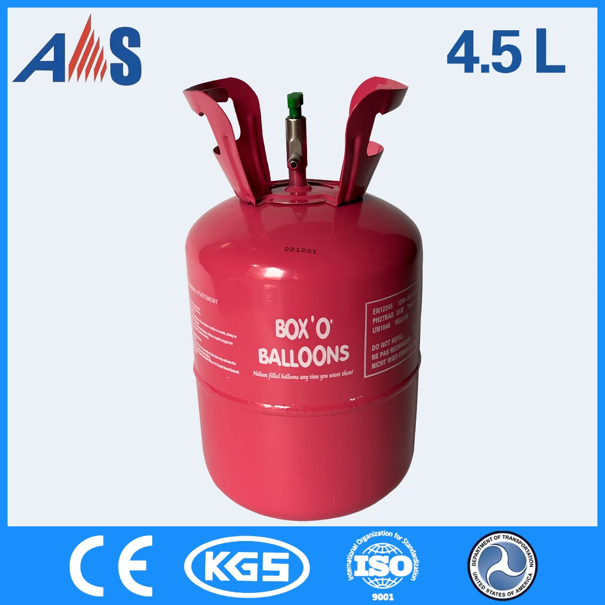 Balloon Pump New Release Disposable Pure 99.95% 70balloons with Gas He 50lb Helium Gas Reliable Supplier