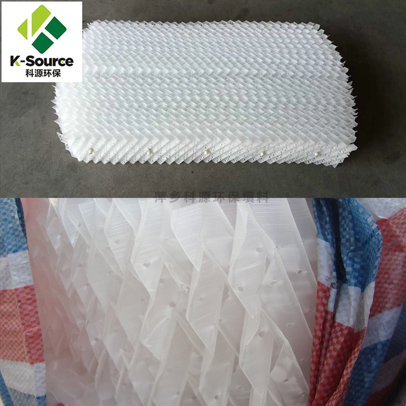 350y Acid Resistance CPVC PVDF Plastic Corrugated Plate Structured Packing