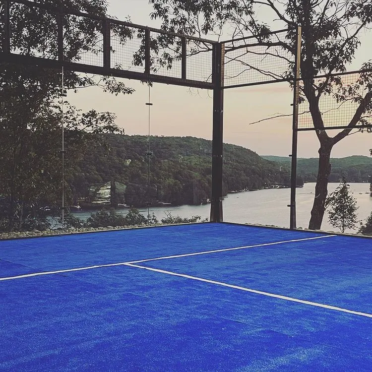 Les carreaux de revêtement de sol de la Cour padel raquette de tennis Equipements de la Cour Cour Prix de gros équipements Padel