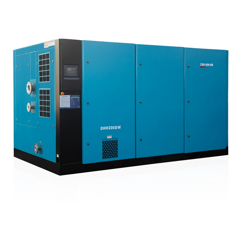 China Manufacturer Direct Selling Two-Stage Low-Pressure Fixed-Speed Screw Air Compressor