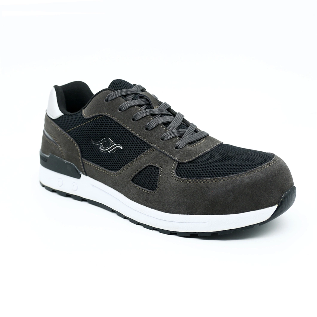 Zapatos de tacón de acero de Suede Sport de Hierro Gris Calzado