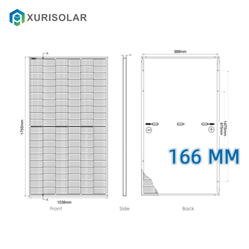 Factory Solar Energy Power 365 370 380W Monocrystalline PV Panel Cell