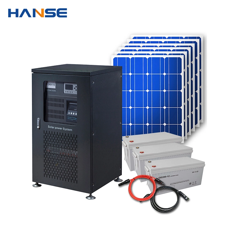 Complete Solar Energy System 10kw Photovoltaic Solar Panel Energy Power for Village Lighting Refrigerator Use