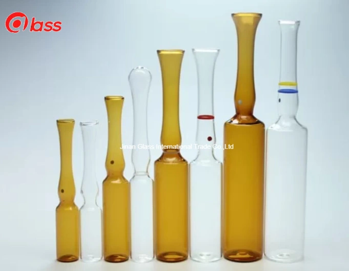 1ml 2ml 3ml 5ml 10ml 20ml Empty Glass Ampoule Clear and Amber Pharmaceutical Glass Ampoule