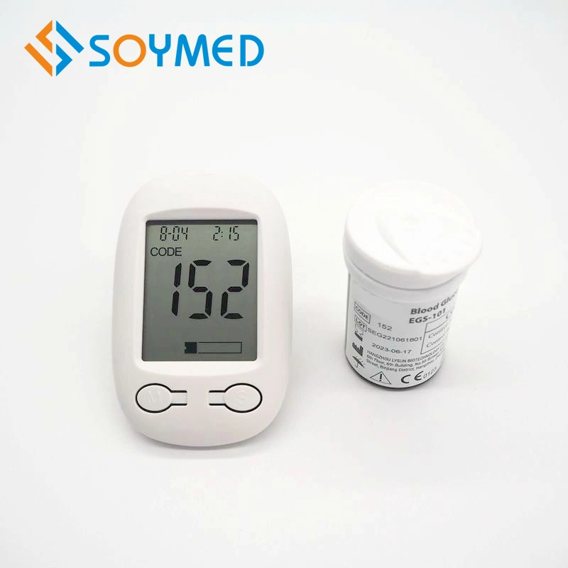 Easy to Operate LCD Screen Digital Large Font Blood Glucose Meter for Quick Reading