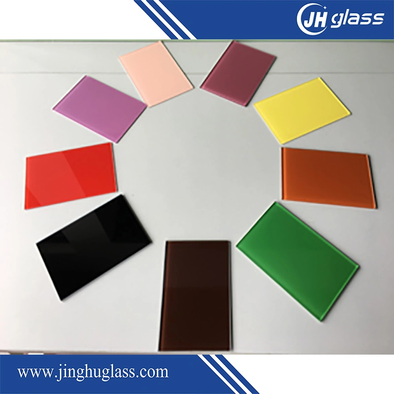 Different Color Painted Glass Tinted Lacquered Glass