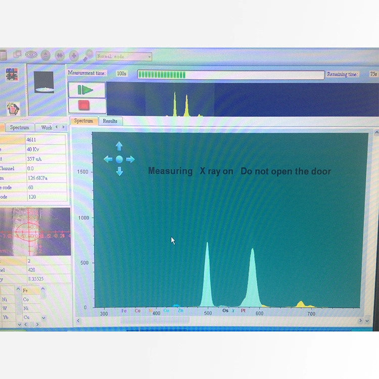 El analizador de oro de XRF escritorio probador de la pureza del oro todos los metales preciosos en oro, joyas de oro Analizador Xrf espectrofotómetro de laboratorio