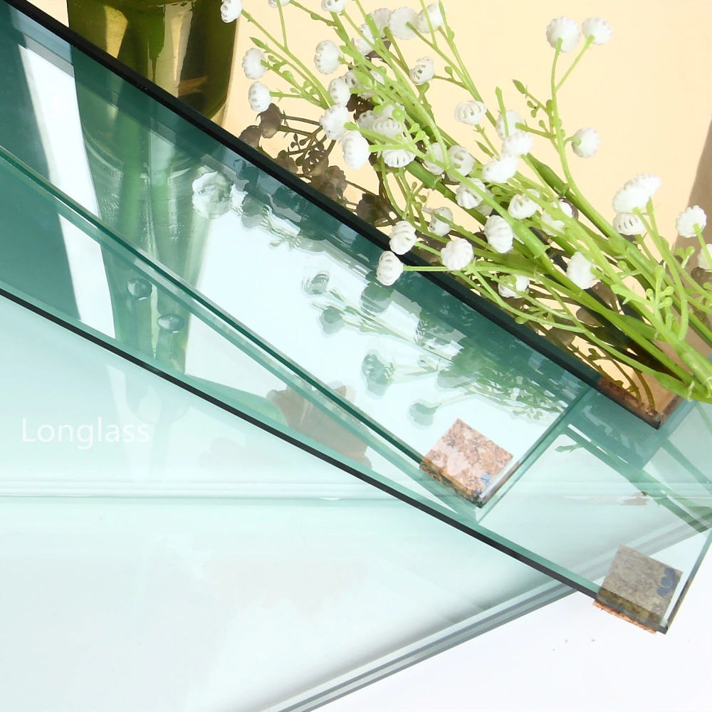 Frameless Safety Railing Toughened Glass with Polished Edge