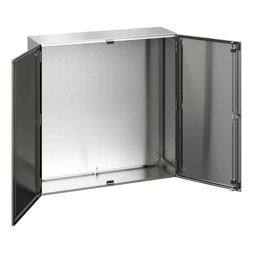 Single-Door Stainless Steel 19" Rack Cabinets Suitable Installation It Equipment